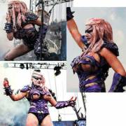 The newest member of GWAR, Vulvatron.