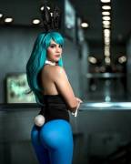 Amber as Bunny Bulma (Dragonball)