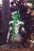 Genji (Overwatch) by Blondiee