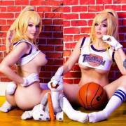 Lewd imitation of Lola Bunny by Nicole Marie Jean