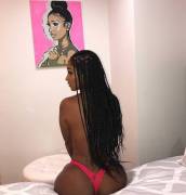 Pink Thong (x-post /r/BerniceBurgos)