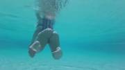 Underwater twerk