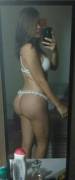 White thong