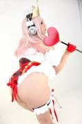 Big Boobs Sonico as Heart Queen