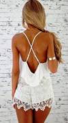 White Romper