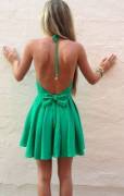Green dress