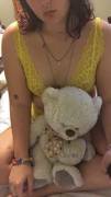 i got my teddy!
