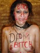 Stupid shit covered bitch