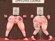 Employee lounge (x-post /r/HentaiBodyWriting)