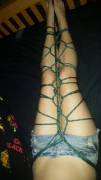 Had some fun tying my kitten