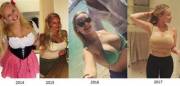 Growth of a favourite at 2busty2hide