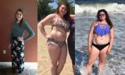 Finally accepted her weight gain...