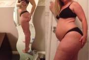 From a flat belly to a fat belly