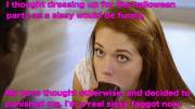 Real sissy faggot