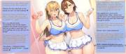 Getting Hazed [Femdom][Cheerleader][Multiple Girls][Onahoe]