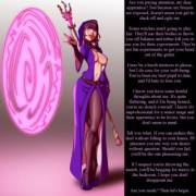 Fantasy Week - Mage Mistress [Female, Open Robes, Heels, Casting Spells]