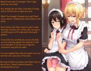 Kuudere Trap Maid Fuels Your Perversion [Story, Multiple Images, Crossdressing, Femboy, Denial]