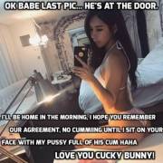 Love you cucky bunny!