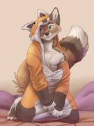 "Fox in a Kigurumi" by Koul