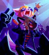 "Rocking Out" by SintaStein