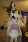 Diapered sissy wolf [diaperfur/babyfur]