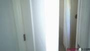 Catching sis take some pictures of herself in the bathroom [GIF]