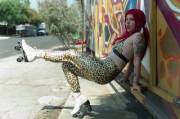 Deanna Deadly in Leopard Latex