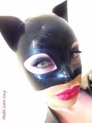 Latex catwoman