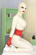 Rubber patient waiting to examined