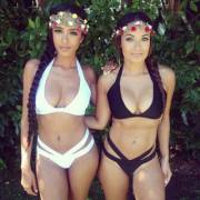 Love it when hot friends wear similar bikinis