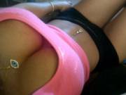 piercing in belly button