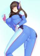 D.Va's suit bulge [Necrosmos]