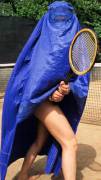 It's world hijab day; let's play tennis!