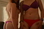 My (f)riend and I had a ton of fun modeling panties last night!