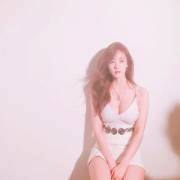 Hyomin cleavage for Cosmopolitan Korea