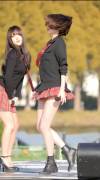 Hello Venus Nara in a short skirt