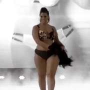 Ashley Graham on the runway (I'm No Angel)