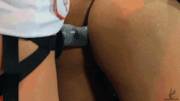 Naughty nurse pegs guy in chastity