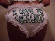 Sissy bitch panties