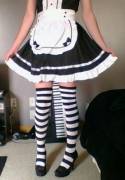 Sissy Maid ready for service