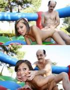 Mia gets fucked in the Bouncy House