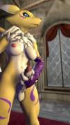 Getting your face fucked by Renamon (bizzyniz)