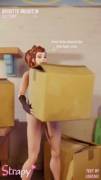 Brigitte moves in (Strapy)