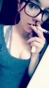 (F) another smoke break