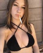 Bikini selfie