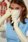 long white gloves