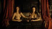 Rebecca Ryan and Fiona Ryan in 'The Tudors'