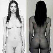 Emily Ratajkowski front and back shot NSFW