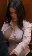 Salma Hayek's incredible cleavage