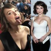 AT&amp;T girl Milana Vayntrub looks fun